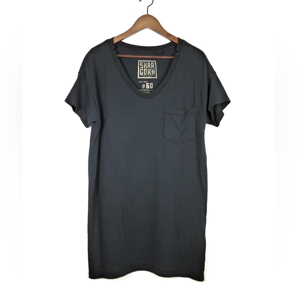 Skargorn #60 Tee Dress, Black Wash